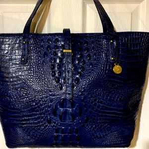 Brahmin croc leather bag rare beauty